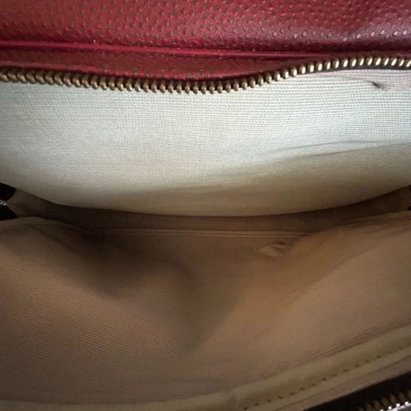 Louis Vuitton 1987 Vintage Men's Red Leather Messenger Bag - Picture 3 of 13